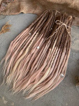 Load image into Gallery viewer, Ombre dusty rose dreadlocks Media 2 of 3
