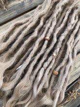 Load image into Gallery viewer, Natural dreadlocks, creamy blond, textured weave Media 2 of 7
