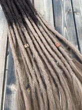 Load image into Gallery viewer, Natural dreadlocks, dark to creamy blond ombre Media 4 of 5
